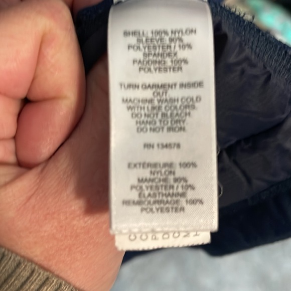 Women’s Viney Vines navy blue size xl zip up jacket - Picture 4 of 6